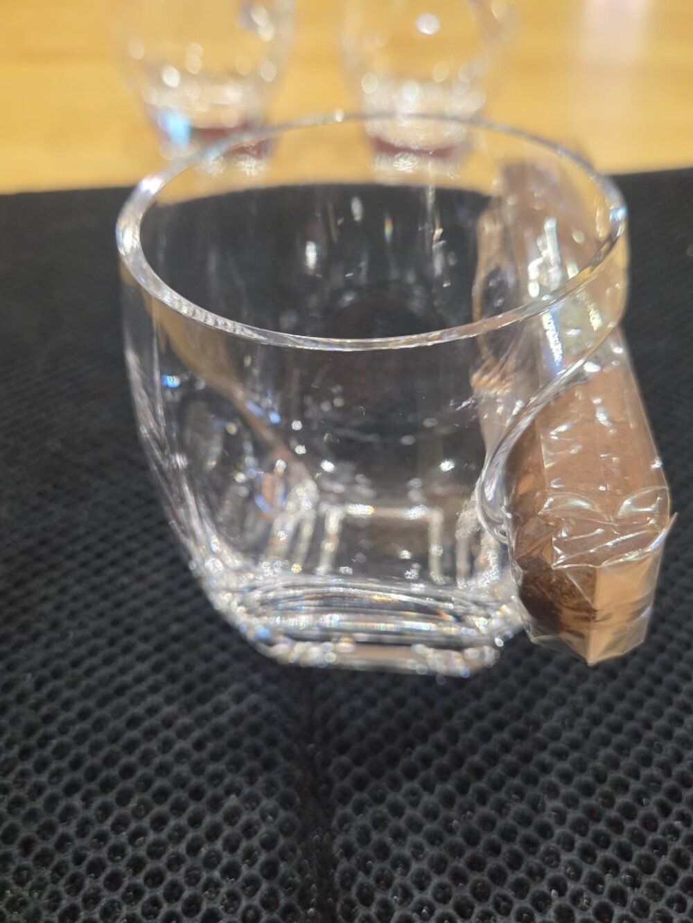 Set of 4 Godinger Arturo Cigar Double Old Fashioned Glasses